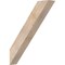 Ekena Millwork 5 1/2"W x 28"D x 34"H Traditional Smooth Knee Brace, Douglas Fir BRC06X28X34TRA00SDF - alternate 1